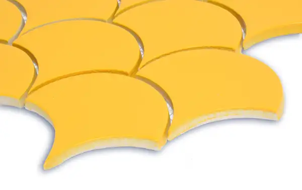KOTTO Мозаїка SCALES SC 6025 Dark Yellow 240x240x9 0,037 м2 Кераміка Лео