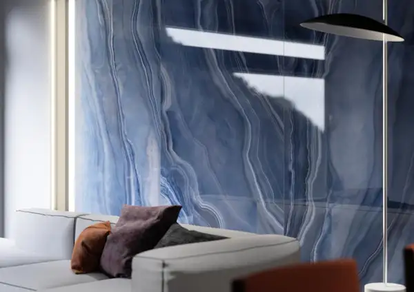 Плитка керамогранітна Onix Blue POL 1197x2797x6 Cerrad (5903313327480)