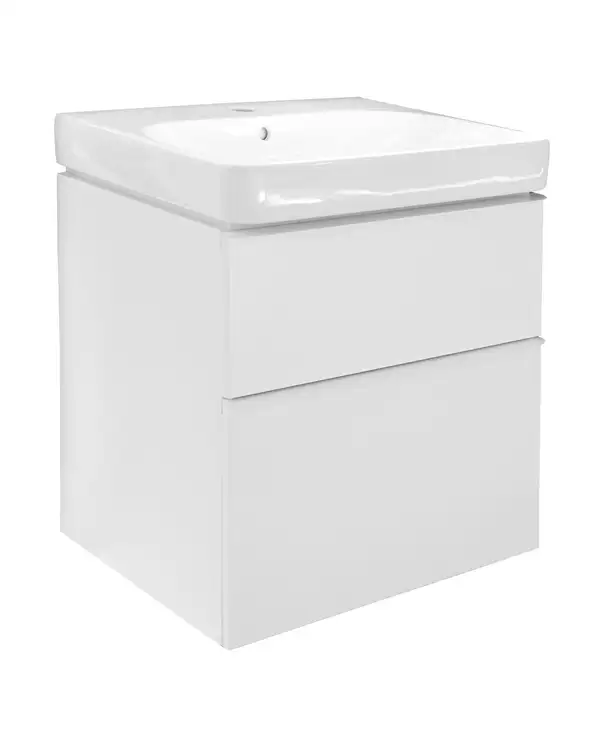 Шафка з умивальником Air-Line 600 БГ Sunwest Smile-600 Square (500.229.01.1) Geberit (Air-Line 600 БГ+Smile-600)