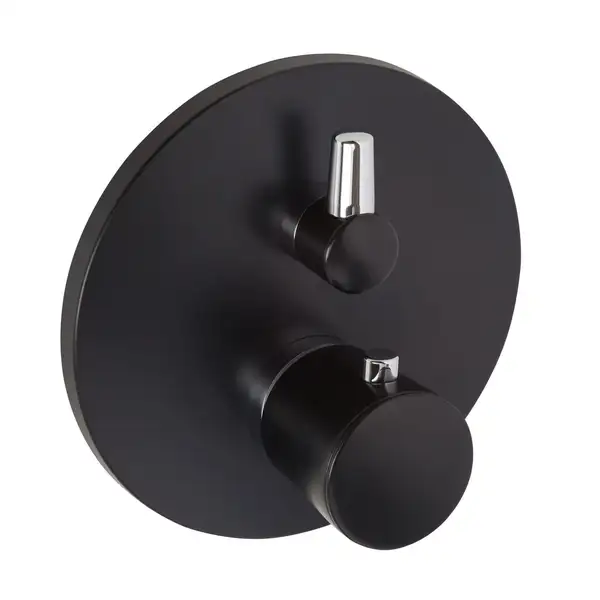 Зовнішня частина термостата Balance для душа чорний матовий 528358775 Kludi Зовнішня частина термостата Balance для душа чорний матовий 528358775 Kludi