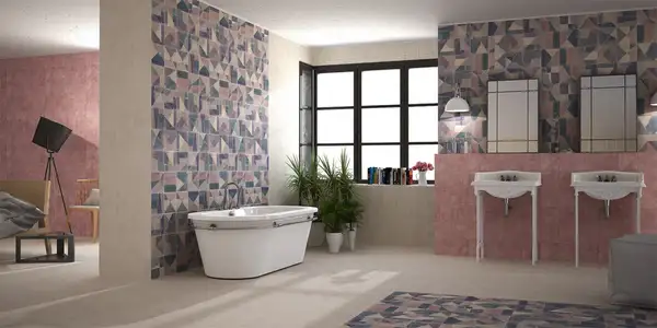 Плитка стінова Cementine Rosso 200x200 Mainzu (PT02074)