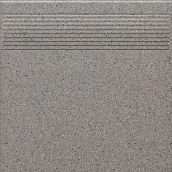 Сходинка пряма Bazo Grys Сіль-Перець MAT 30x30 код 3104 Ceramika Paradyz (Q---300X300-1-BAZO.GRST)
