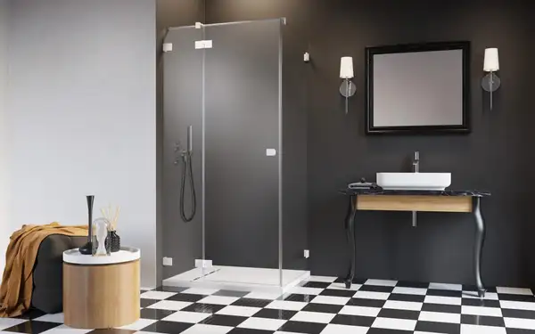 Душові двері Essenza Pro White KDJ 90 ліві, RADAWAY (10097090-04-01L)
