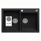 Кухонна мийка Mojito 140 (11A.MO140.900.10-1.101.140.50) Moonlight grey 50, Axis Group (11A.MO140.900.10/1.101.140.50)