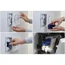 Geberit Система очистки воздуха DuoFresh с автомат. срабат-ем и контейнером для картриджа DuoFresh, для смывн. бачка скрыт. монтажа Sigma 12 см: хром (115.050.21.1)