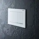Geberit Omega 30 Клавіша змиву, білий/хром глянець (115.080.KJ.1)