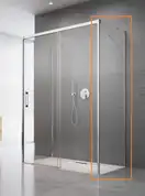 Radaway Idea S2 Боковая стенка, хром/прозрачное (10117090-01-01)