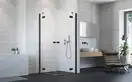 Душова кабіна (половина) Essenza New Black KDD 100 права, RADAWAY (385062-54-01R)