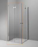 Душова кабіна (половина) Essenza New KDD-B 90 без порогу ліва, RADAWAY (385071-01-01LB)
