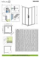 Душова кабіна (половина) Idea Gold KDD 110 R RADAWAY (387063-09-01R)