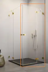 Душова кабіна (половина) Essenza Pro Gold KDD 90 права, RADAWAY (10096090-09-01R)