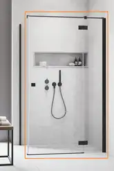 Душові двері Essenza New Black KDJ 80 праві, RADAWAY (385043-54-01R)
