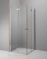 Душова кабіна (половина) Essenza New KDD-B 80 ліва, RADAWAY (385070-01-01L)