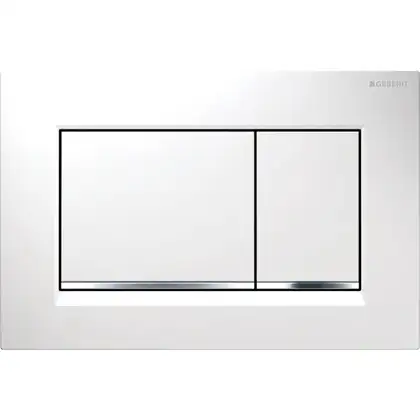 Geberit Sigma 30 Клавіша змиву, білий/хром (115.883.KJ.1)