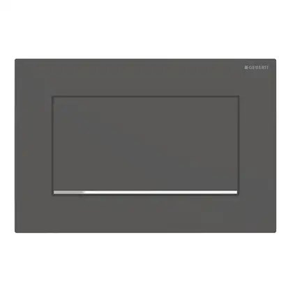 Смывная клавиша Geberit Sigma 30 смыв/стоп, с креплением на винтах (матовый чёрный/глянцевый хром), с легкоочищаемой поверхностью (115.893.14.1) Смывная клавиша Geberit Sigma 30 смыв/стоп, с креплением на винтах (матовый чёрный/глянцевый хром), с легкоочищаемой поверхностью (115.893.14.1)