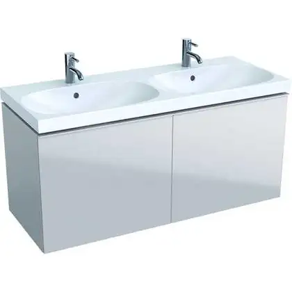 Раковина двойная Geberit Acanto 120 х 48,2 см (500.627.01.2) Раковина двойная Geberit Acanto 120 х 48,2 см (500.627.01.2)
