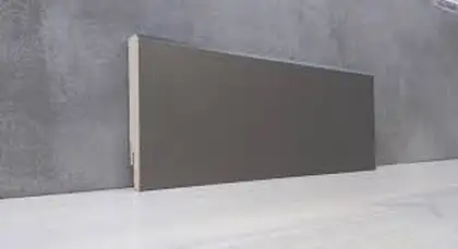 Плінтус з МДФ, 96x16x2400 форма M2 Коричневая Бронза, Lucciano, Італія (500AMC96BBKM2)