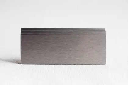 Плінтус з МДФ 96x16x2400 форма M2 Срібний Сатин, Lucciano, Італія (500AMC96SSKM2) Плінтус з МДФ 96x16x2400 форма M2 Срібний Сатин, Lucciano, Італія (500AMC96SSKM2)
