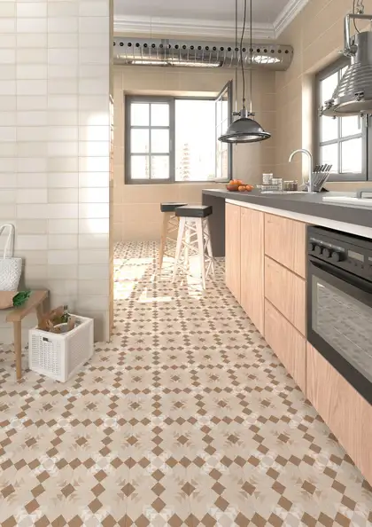 Плитка керамогранітна 4Q47 Benaco Beige 200x200 Vives