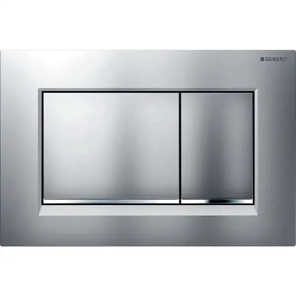 Geberit Sigma 30 Клавиша смыва, хром матовый/глянец (115.883.JQ.1)