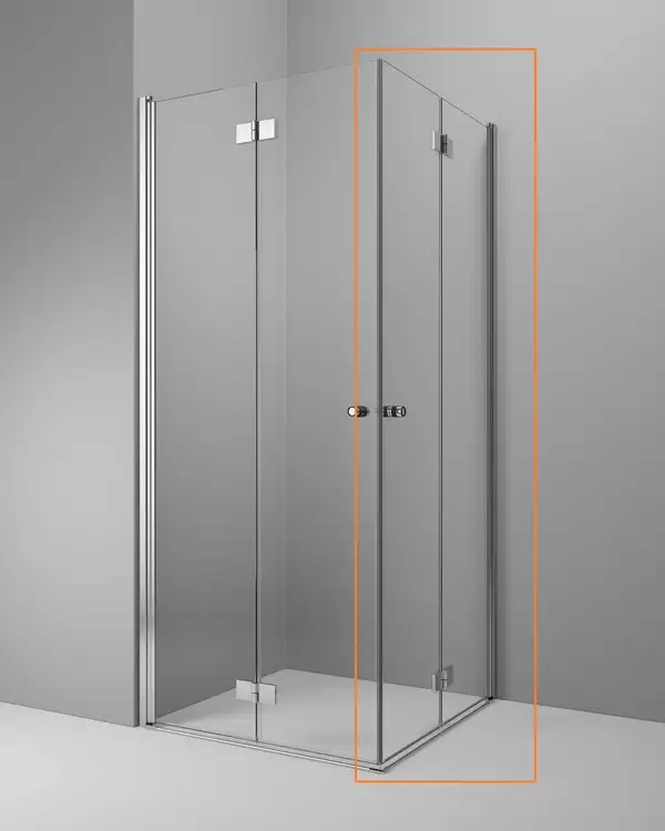 Душова кабіна (половина) Essenza New KDD-B 100 без порогу права, RADAWAY (385072-01-01RB)