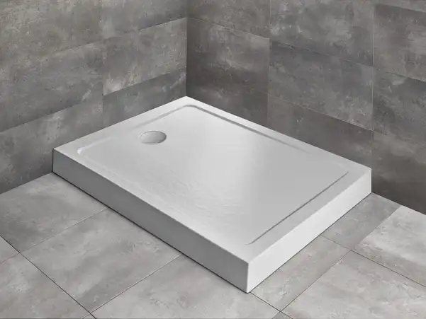 Душовий піддон Doros F Compact Stone White 120x80 см, RADAWAY (SDRFP1280-05-04S)