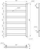 Genesis Aqua Полотенцесушитель Maxi (3105)