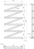 Genesis Aqua Полотенцесушитель ZigZag (4202)