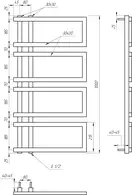 Genesis Aqua Полотенцесушитель Enzo (4404)