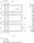 Genesis Aqua Полотенцесушитель Enzo (4405)