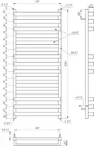 Genesis Aqua Полотенцесушитель Santa (51005)