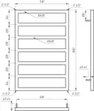 Genesis Aqua Полотенцесушитель Jazi (54003)