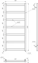 Genesis Aqua Полотенцесушитель Minimal (6001)
