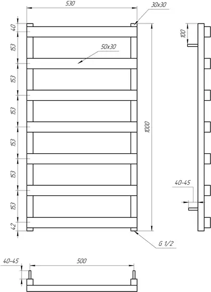 Genesis Aqua Полотенцесушитель Fancy (2905) Genesis Aqua Полотенцесушитель Fancy (2905)