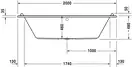Duravit STARCK ванна 200*100см (700341000000000)