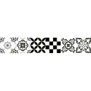 Декор настенный, керамогранит Almera Ceramica Artic Black 15 х 90 см 476446