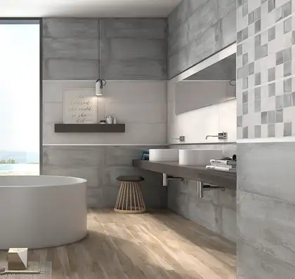 Настенная плитка Geotiles Inox RLV. Mix Rect 30 х 90 см 339103 Настенная плитка Geotiles Inox RLV. Mix Rect 30 х 90 см 339103