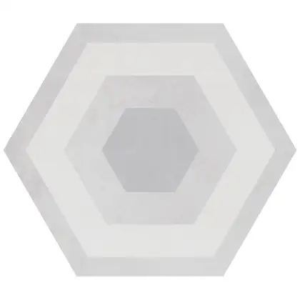 Декор настенный Geotiles Starkhex Gris 25,8 х 29 см 360404