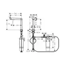 Hansgrohe Aqittura M91 Смеситель для кухни, черный матовый (76802670)