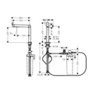 Змішувач для кухні Hansgrohe Aqittura M91 FilterSystem 240 1jet, Stainless Steel (76804800)
