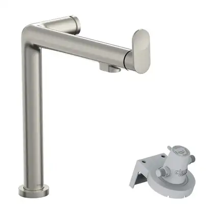 Змішувач для кухні Hansgrohe Aqittura M91 FilterSystem 240 1jet, Stainless Steel (76804800)