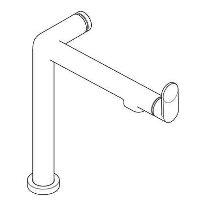 Змішувач для кухні Hansgrohe Aqittura M91 FilterSystem 240 1jet, Stainless Steel (76804800)