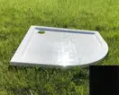 Snail Душовий піддон «Жасмін» 900/R500 Чорний А200 (136A200)