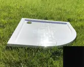 Snail Душовий піддон «Жасмін» 1000/R550 Чорний А200 (135A200)