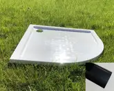 Snail Душовий піддон «Жасмін» 900/R500 А200М Чорний МАТ (136A200M)