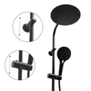 Душевой гарнитур Yoka BERGEN 25 BLACK черный (BP.BERGEN 25 BLK)