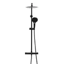 Душевой гарнитур Yoka BERGEN 25 BLACK черный с термостатом (BP.BERGEN THERM 25 BLK)