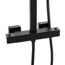 Душевой гарнитур Yoka CUBE 30 BLACK черный с термостатом (BP.CUBE THERM 30 BLK)
