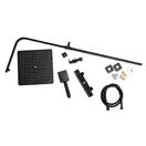 Душевой гарнитур Yoka CUBE 30 BLACK черный с термостатом (BP.CUBE THERM 30 BLK)
