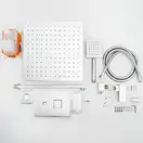 Душевой гарнитур скрытого монтажа Yoka Dual 30 CHROM + BOX хром (BP.DUAL30)